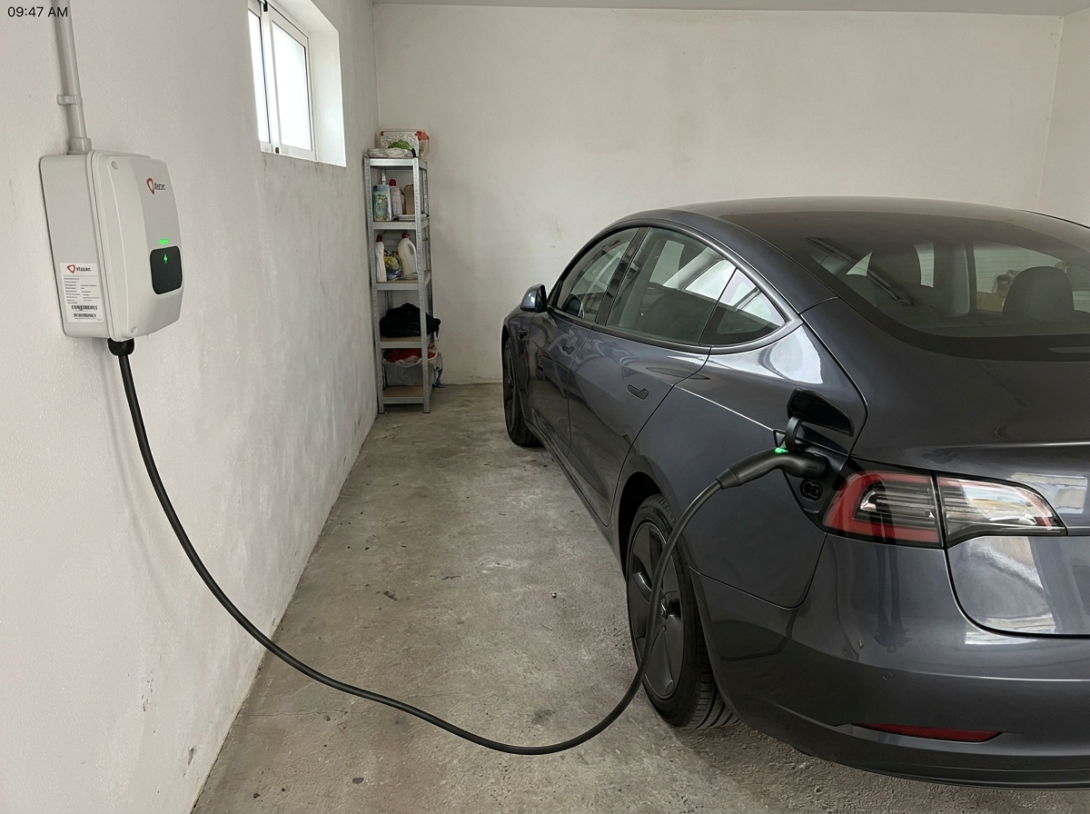 Instalação em garagem privada - Otimize Elétrica